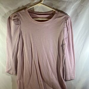 Maurices Light Pink Long Sleeve Top